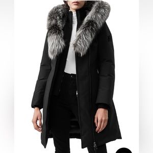 Mackage Trish Coat Fox Fur Trim